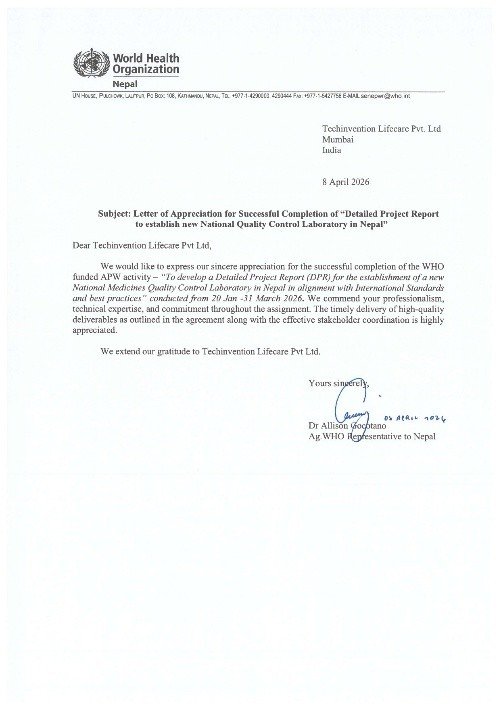Client Feedback Letter - WHO
